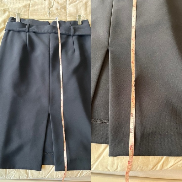 Simons Navy Pencil Skirt - Picture 11 of 13